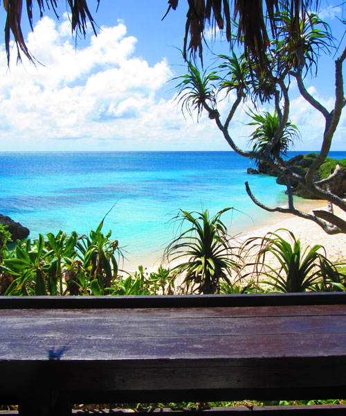 ハート岩 池間島