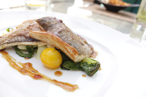 スズキのソテー