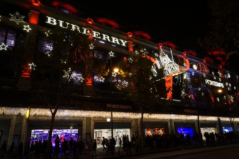 プランタンのクリスマス・ショー・ウィンド