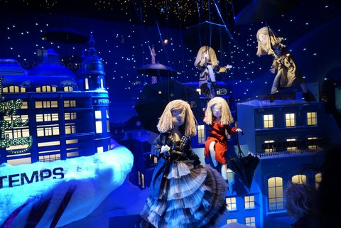 プランタンのクリスマス・ショー・ウィンド