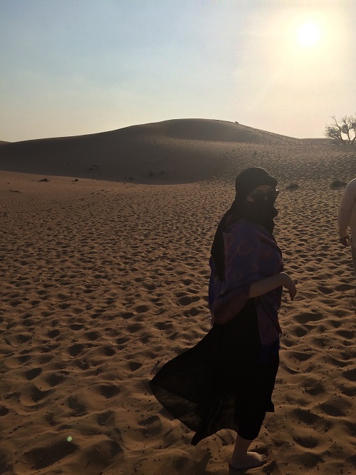 砂漠を散歩