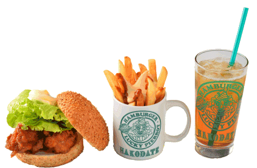 ラッキーピエロ チキンバーガー