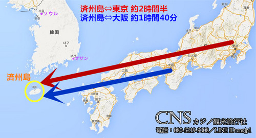 済州島地図