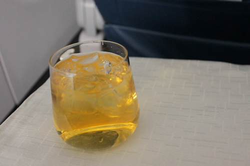 ドリンクサービスでランチョンマットが!