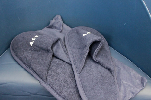 パイル地のスリッパ