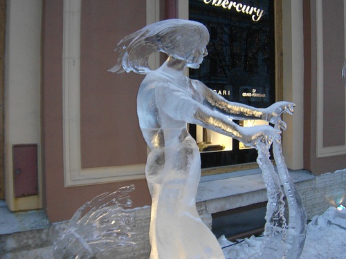 氷の彫刻展1