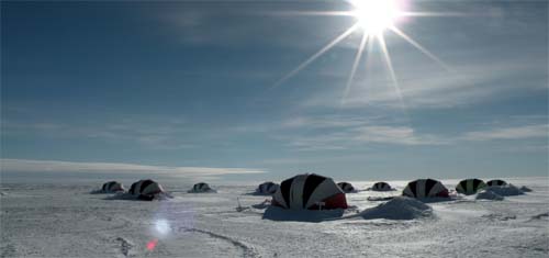 南極の拠点パトリオットヒルズ