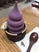 紫芋のアイスクリーム