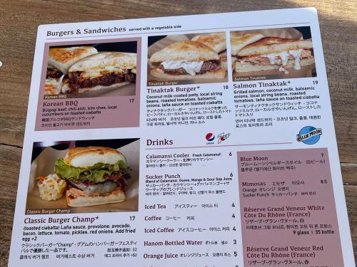 リトル・ピカズのメニュー