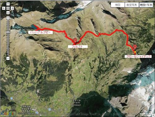 20100622ハイキングのGPS軌跡