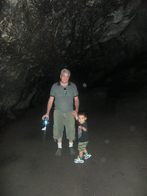 inside cave