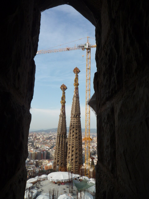 サグラダファミリアからの景色