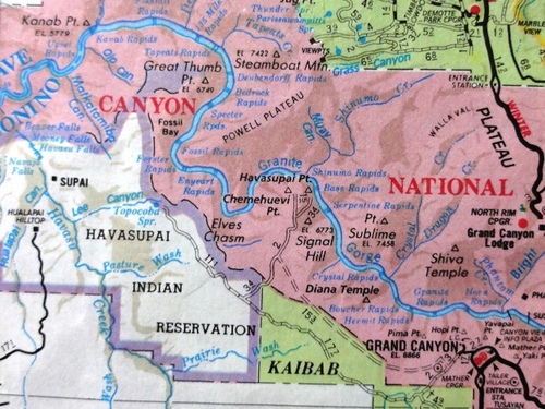 ハバスパイ村の位置マップ