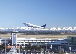 NZ航空　クライストチャーチ空港