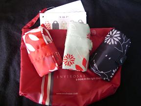 かわいくてコンパクトなエコバック。