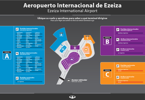 国際空港　案内図