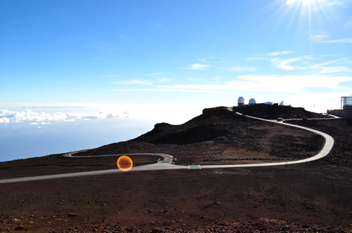 ハレアカラ山頂の光景