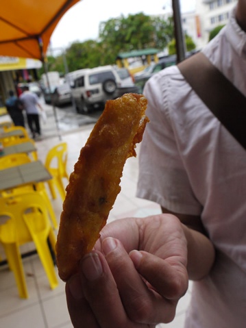 揚げバナナ食べてみた