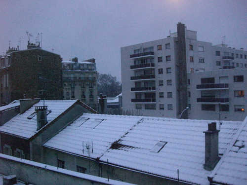 neige matin