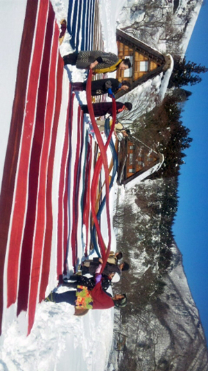 2月16日[雪さらし」