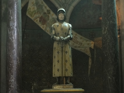 1901年のジャンヌダルク像