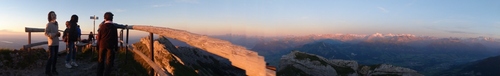 トムリスホルン頂上からのパノラマ