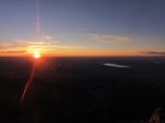 トムリスホルン頂上からの夕陽