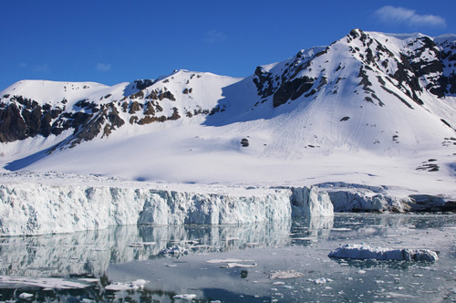 北極の氷河