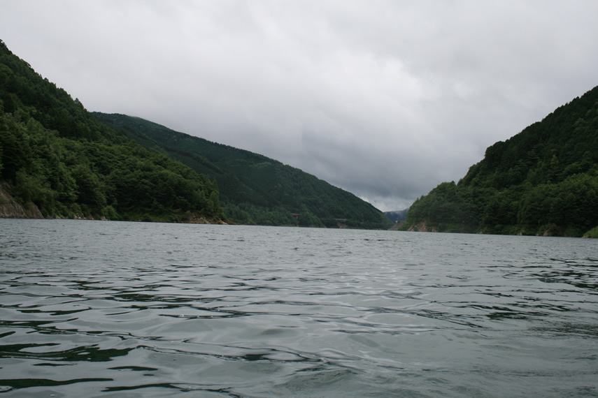 奥木曽湖でカヌーチャレンジ！022