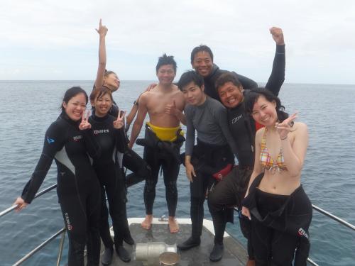 ダイバー集合だよ