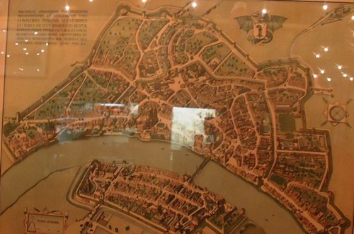 バーゼル昔の地図