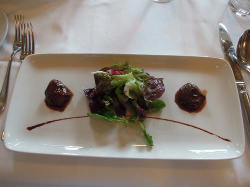 レバーソテーのサラダ