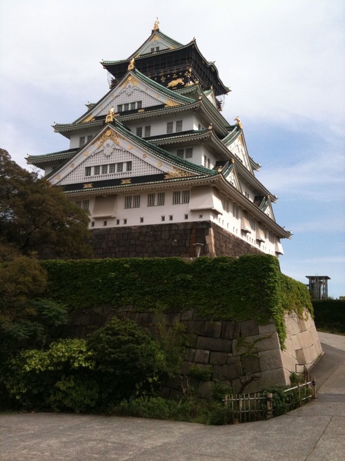 山里丸から見た大阪城
