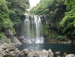 済州島三大滝の1つ【天帝淵瀑布】