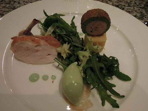 チキン二種前菜