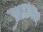 アティトゥラン湖の地図　