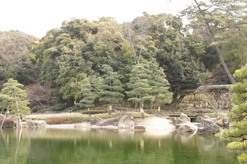 四季の移ろいを楽しめる自然豊かな日本庭園