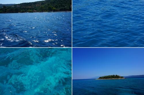 海の青さ4パターン