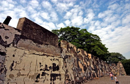 要塞の外壁