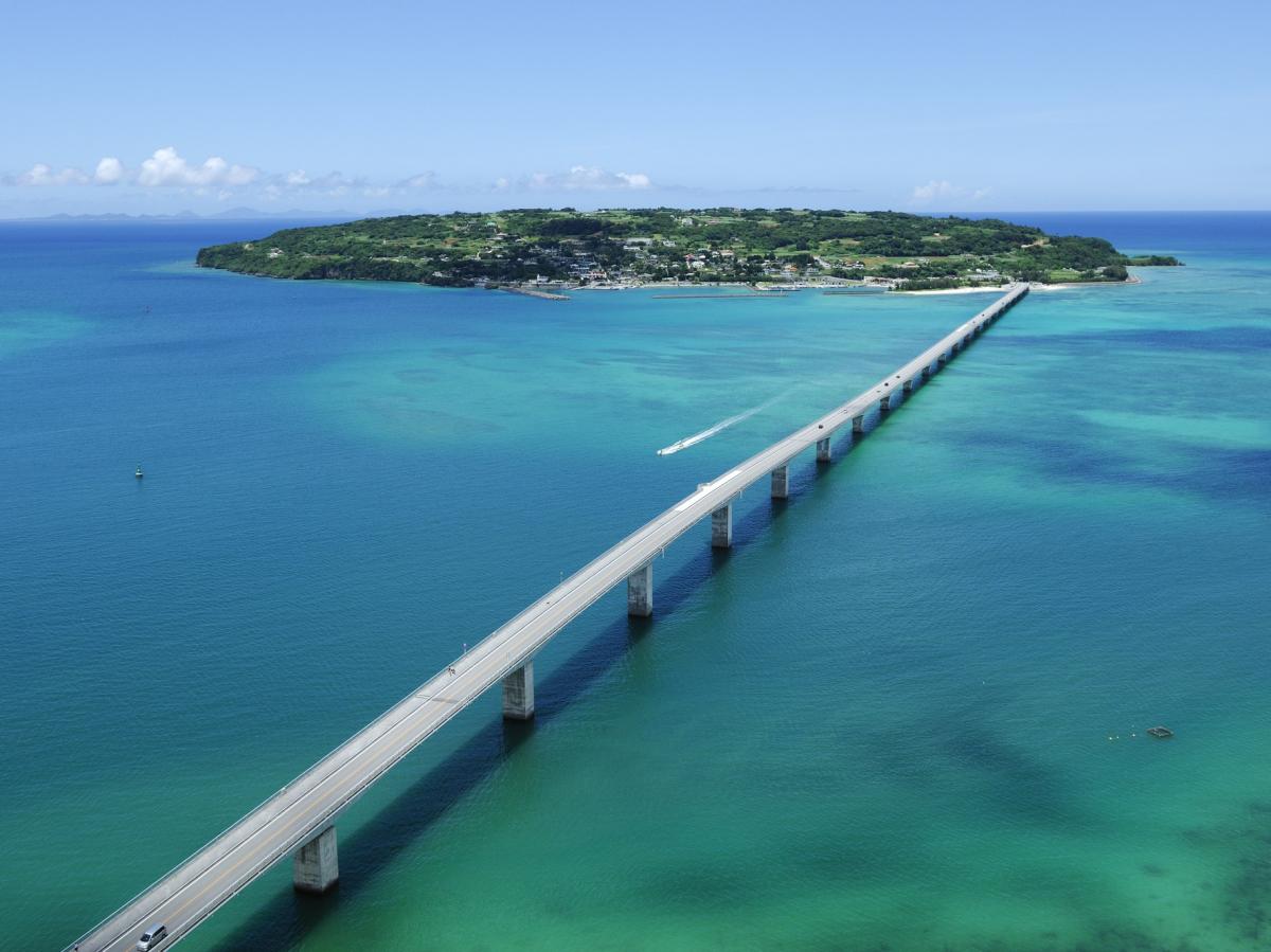 古宇利大橋と古宇利島