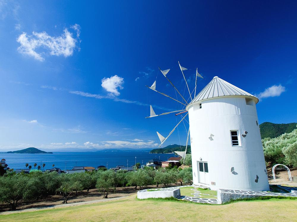 小豆島・オリーブ公園・ギリシャ風車.jpg