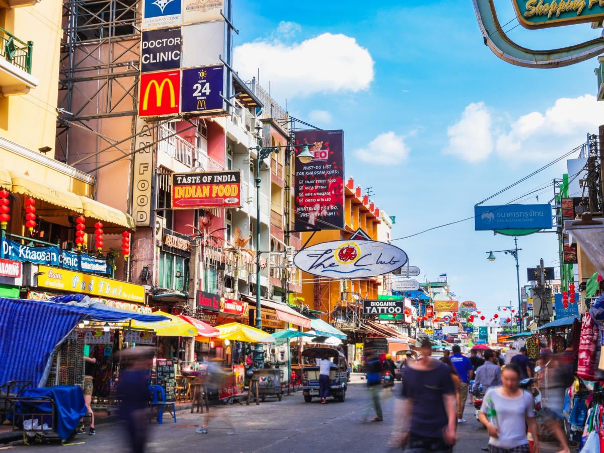 バンコクカオサン通り