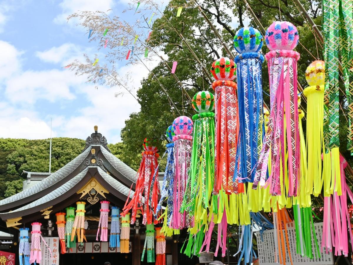 七夕祭りの日の一宮真清田神社