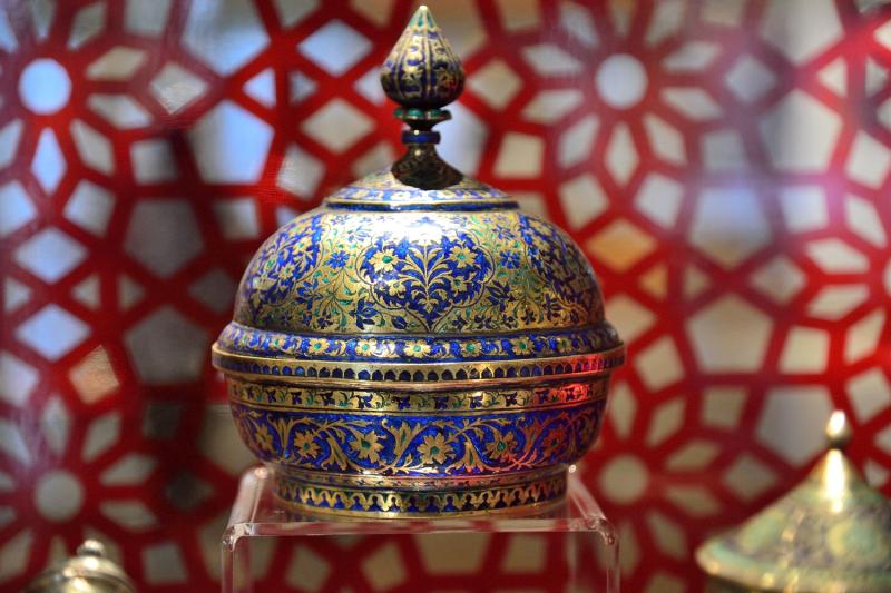 細かい細工がみごとな展示品