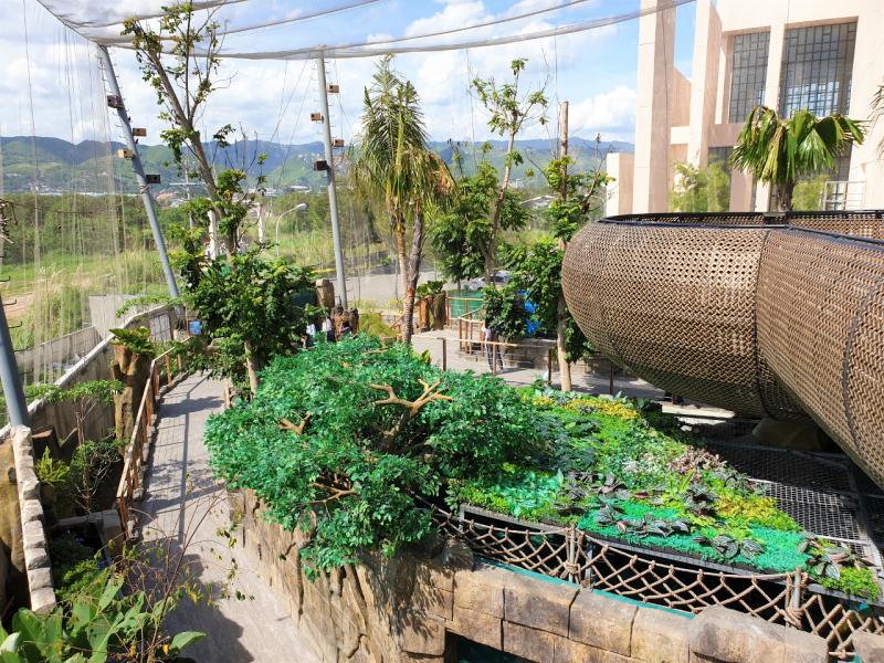 鳥に餌付けをすることができるバードゾーン