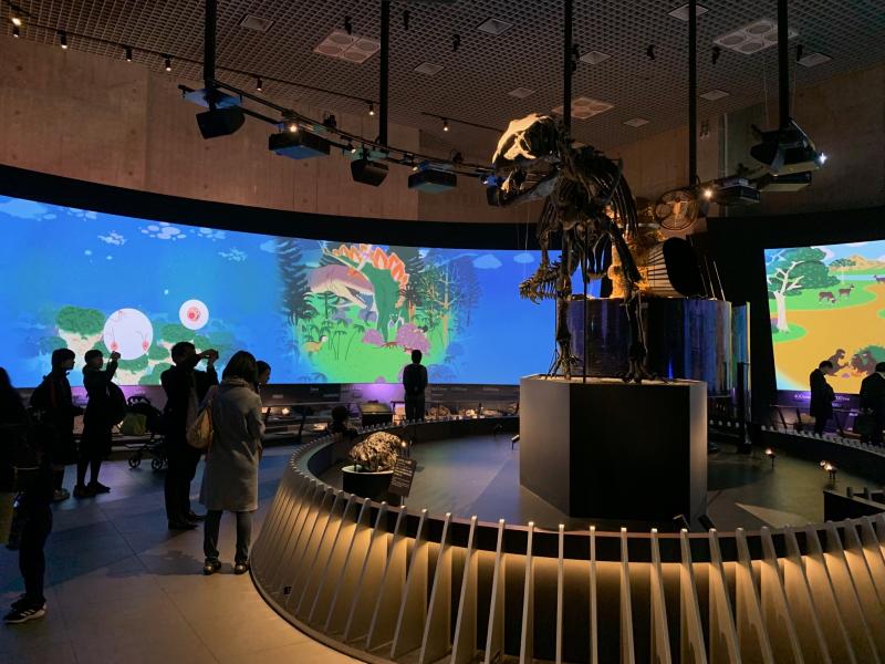 地球館1階の「地球史ナビゲーター」