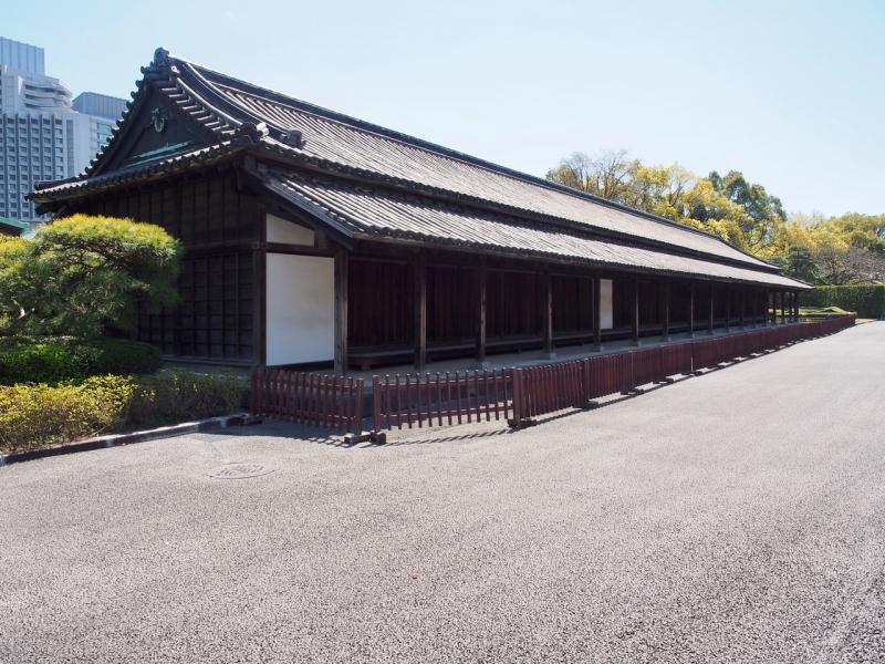 南北45mの長大な建物、百人番所は貴重な江戸期の遺構