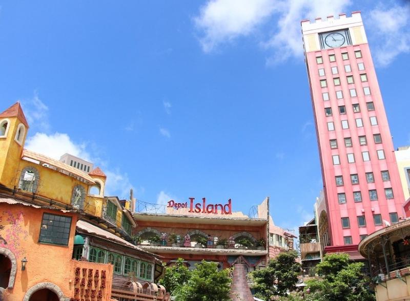 アメリカンデポにはレストランやショップがたくさん入っている