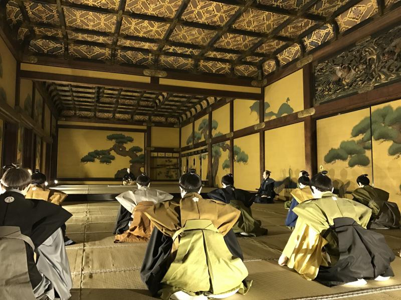 徳川慶喜が大政奉還を表明した二の丸御殿の大広間
