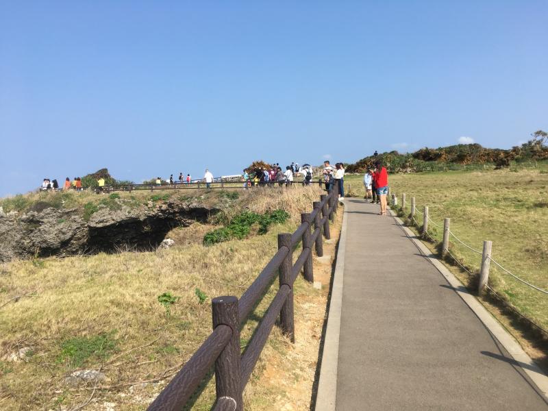 よく整備された遊歩道は歩きやすい！